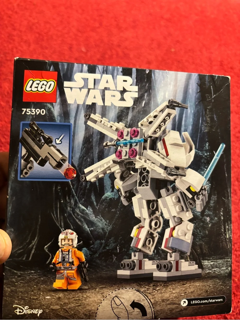 LEGO Star Wars Luke Skywalker X-Wing Mech Building Toy - 195pc 75390 New